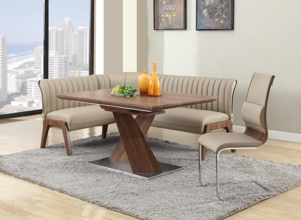 Chintaly Dining Set Extendable Table