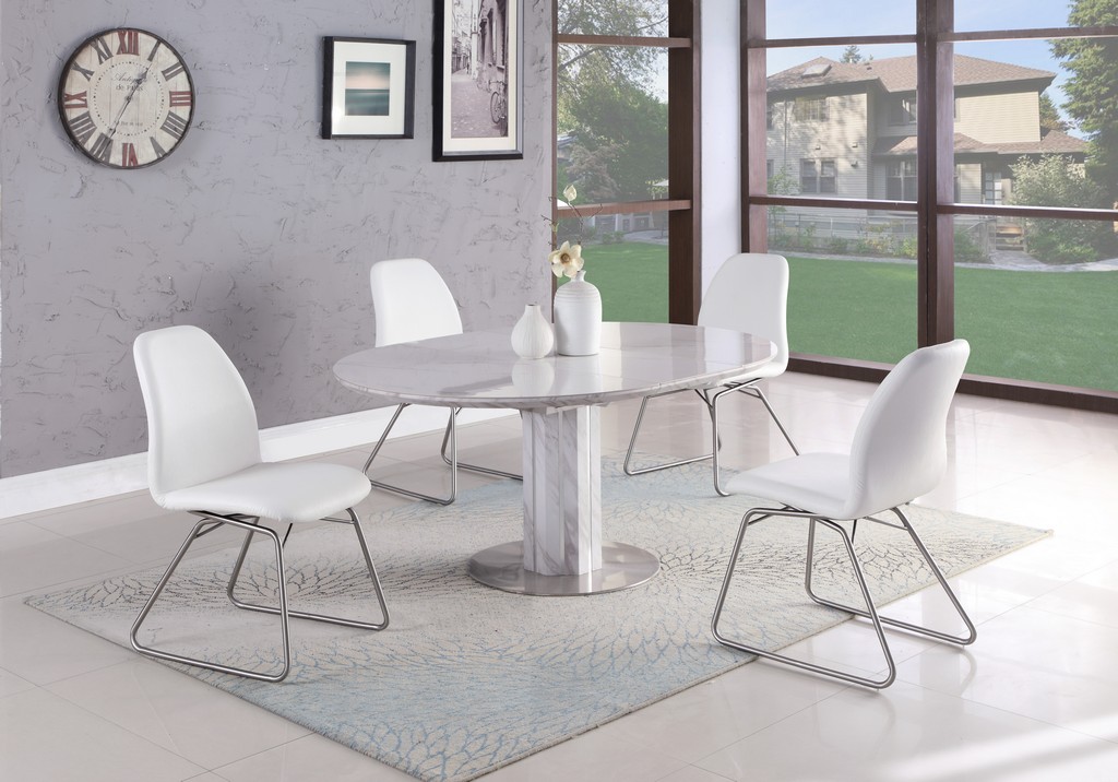 Dining Set Extendable Top Table