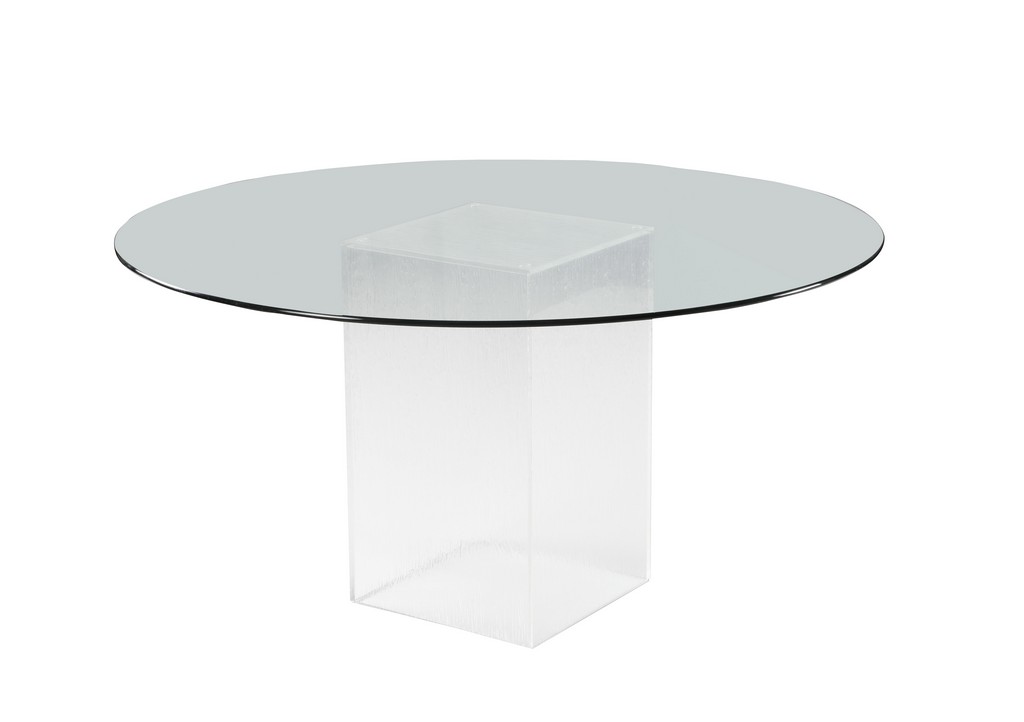 Chintaly Furniture Round Dining Table Glass