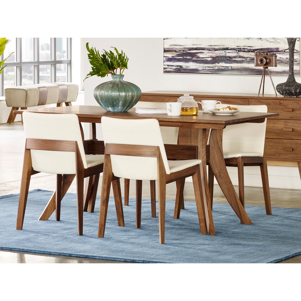 Moes Furniture Rectangular Dining Table Walnut