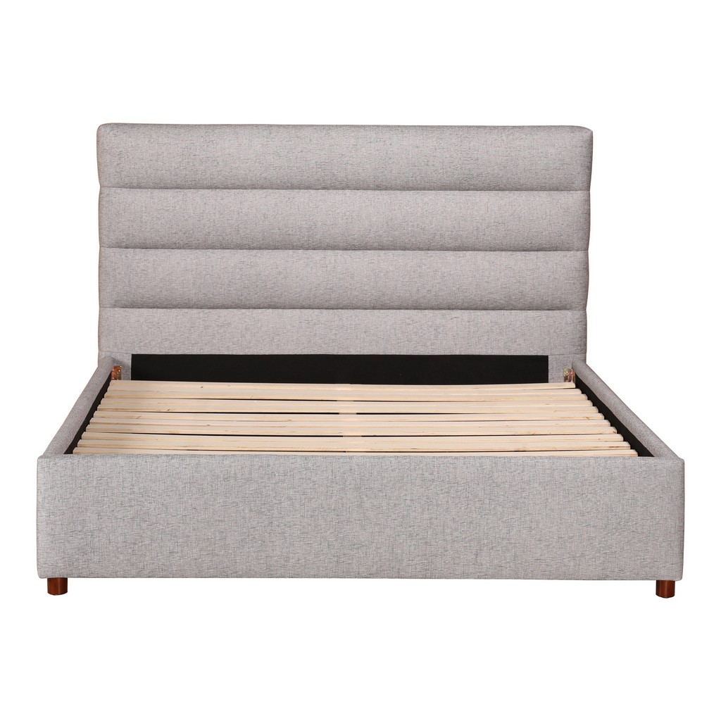King Bed Light Grey Moes