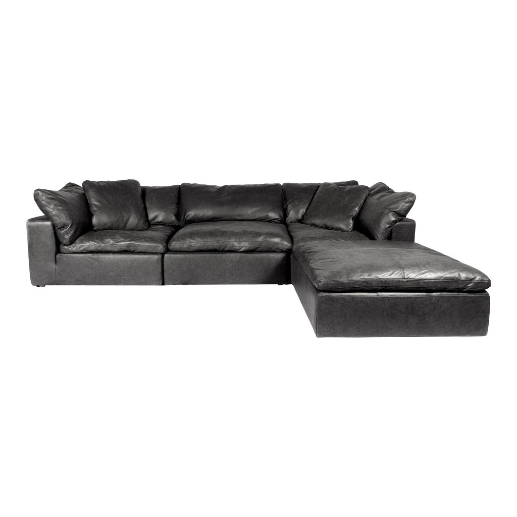 Moes Lounge Modular Sectional Leather