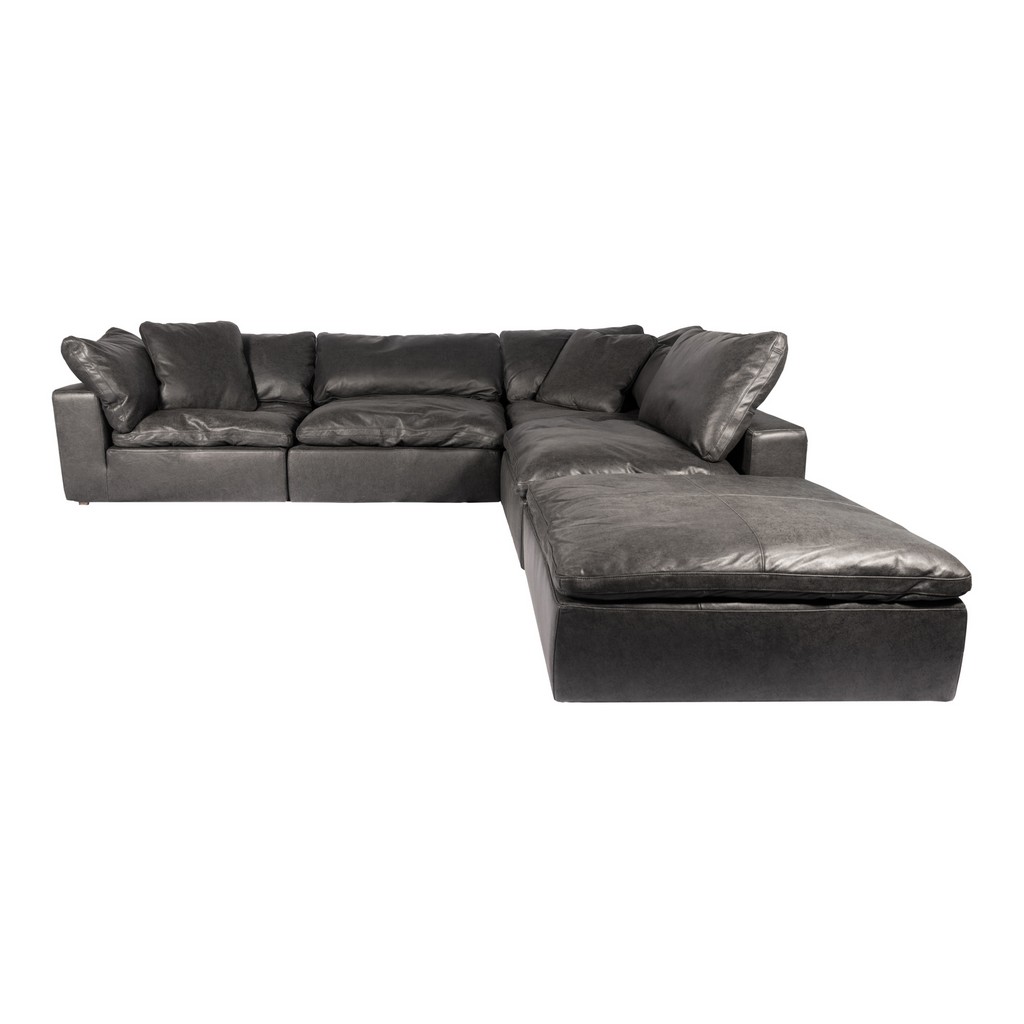 Moes Modular Sectional Leather
