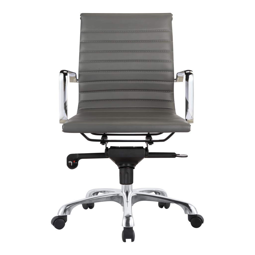 Swivel Office Chair Grey Moes