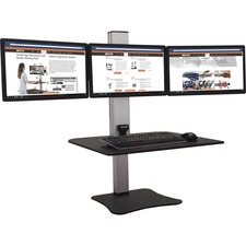 Electric Monitor Standing Desk Screen Load Victor