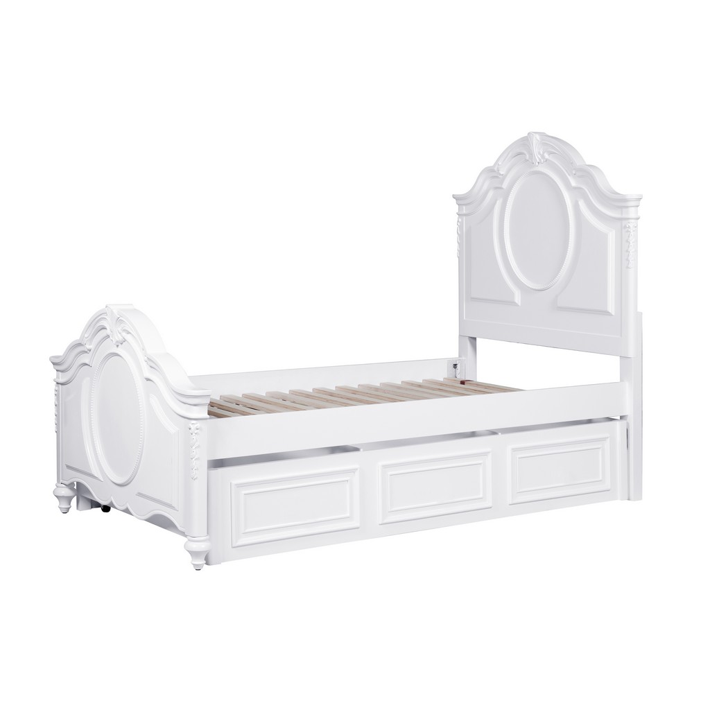 Home Meridian Furniture Twin Panel Bed Storage