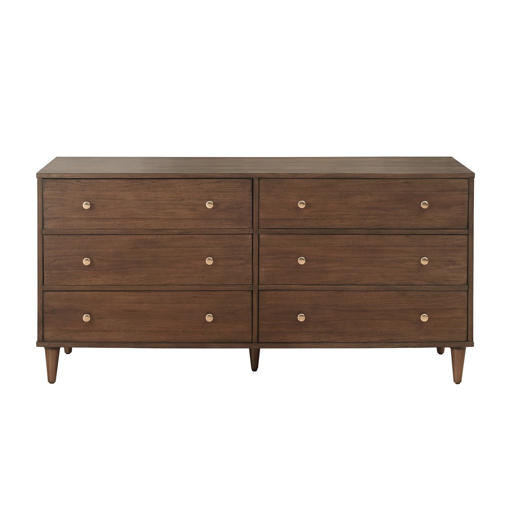 Home Meridian Furniture Drawer Dresser Walnut