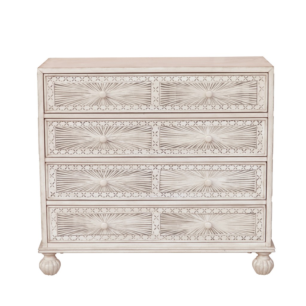Accentrics Hand Painted Drawer Accent Storage Chest