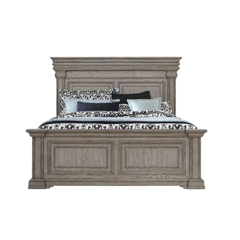 Home Meridian California King Panel Bed Taupe