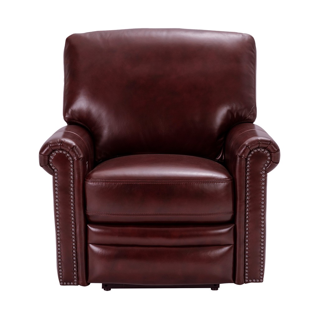 Leather Recliner Red
