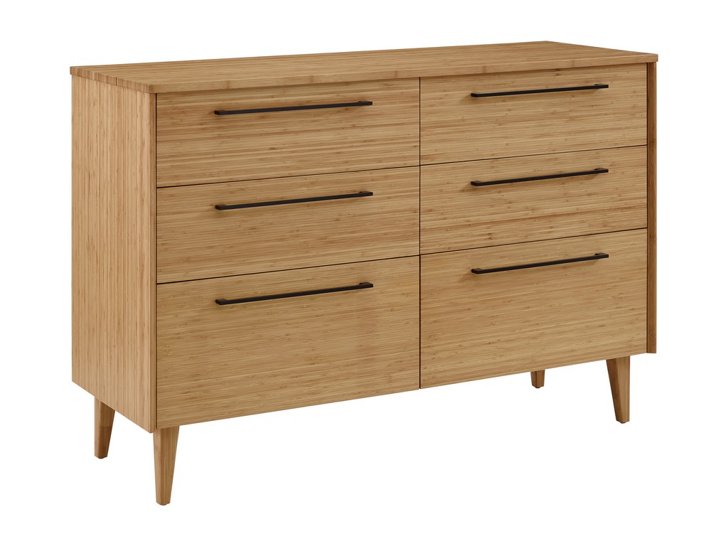 Sienna Six Drawer Double Dresser in Caramelized - Greenington G0094CA Image