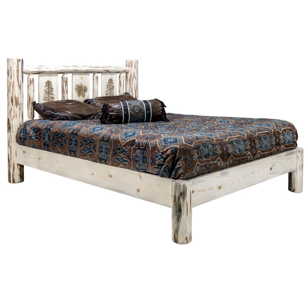 Montana Furniture Platform Bed Pine