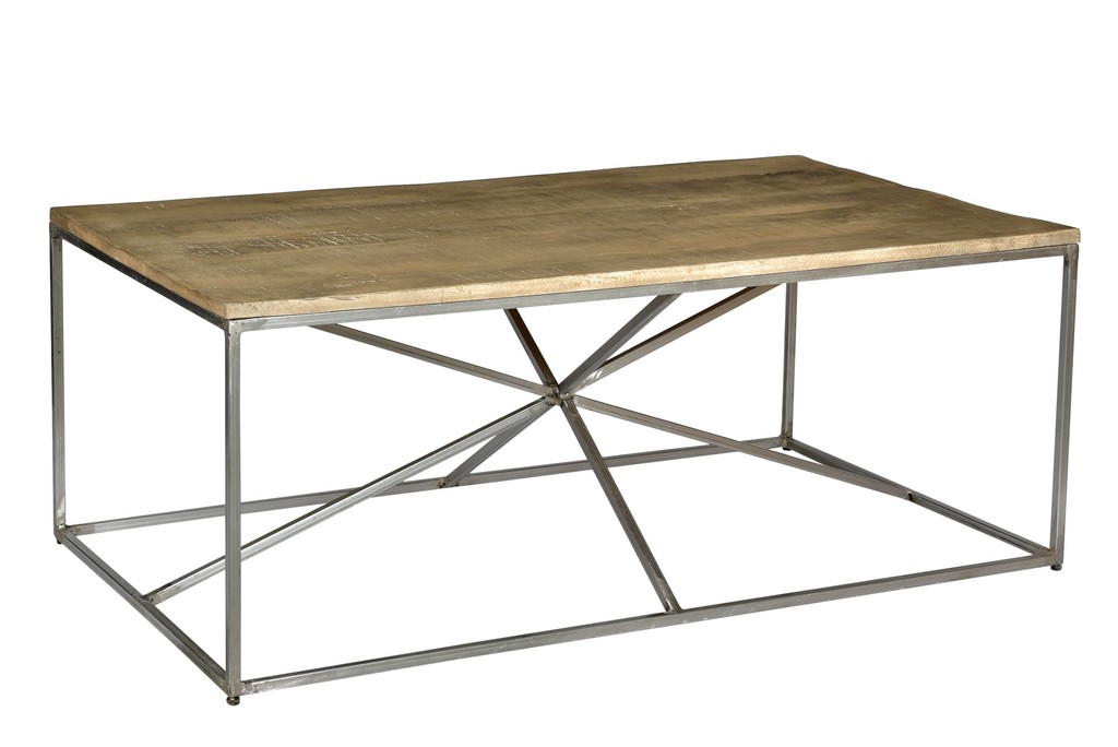 Wood Asterisk Coffee Table Crestview