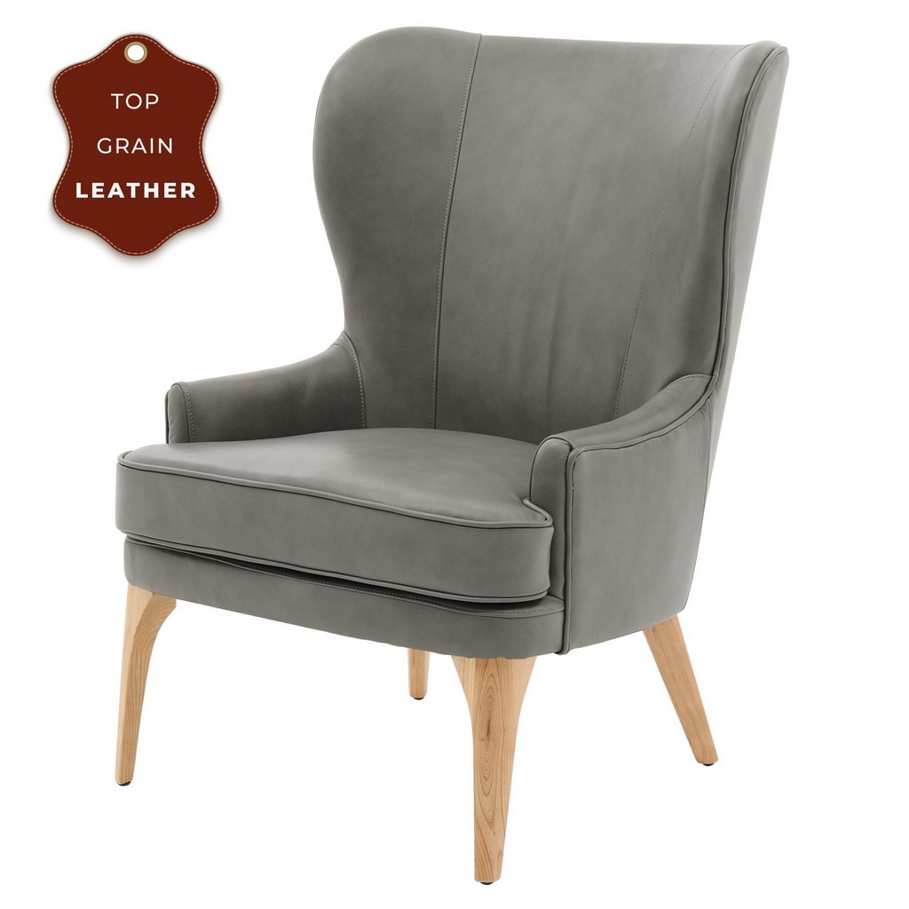 Leather Accent Chair New Pacific