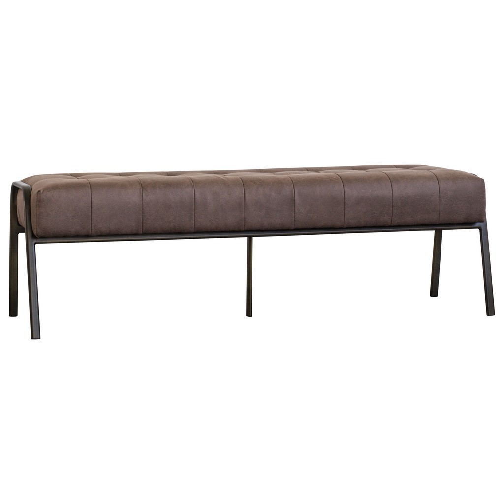 Leather Bench New Pacific