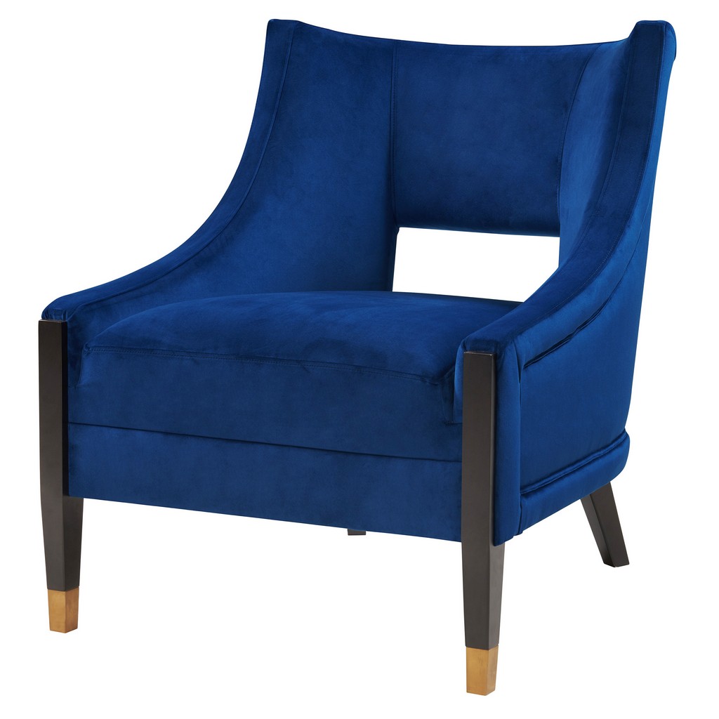 Velvet Accent Chair New Pacific