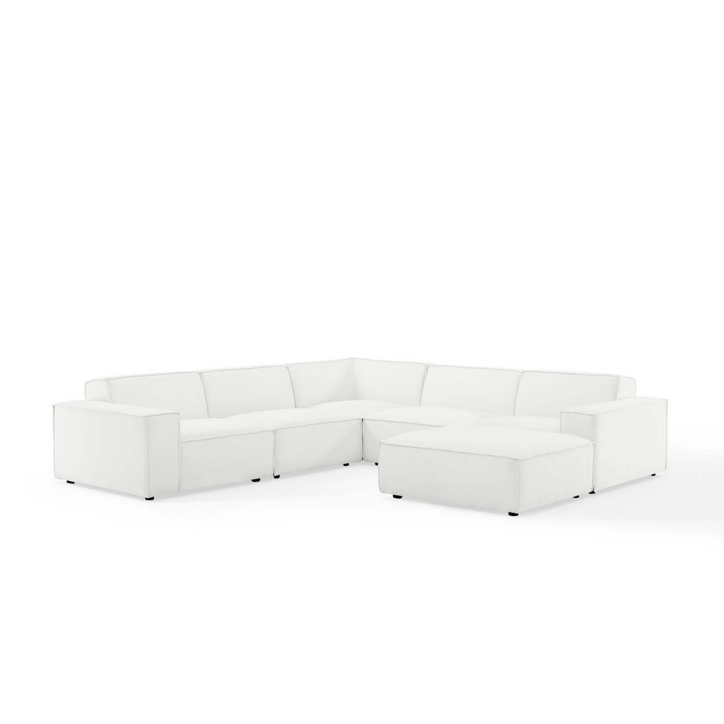 Restore 6-Piece Sectional Sofa - East End Imports EEI-4118-WHI