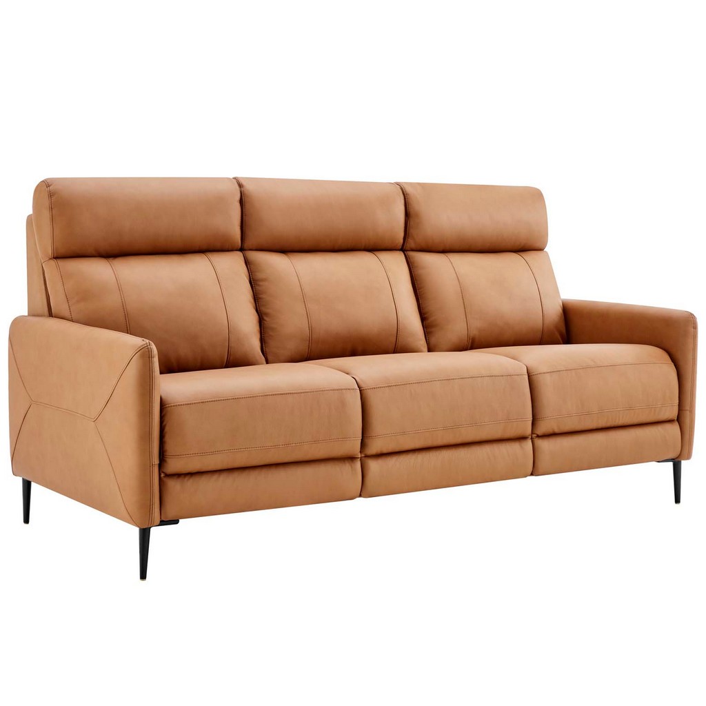 Huxley Leather Sofa - East End Imports EEI-4561-TAN
