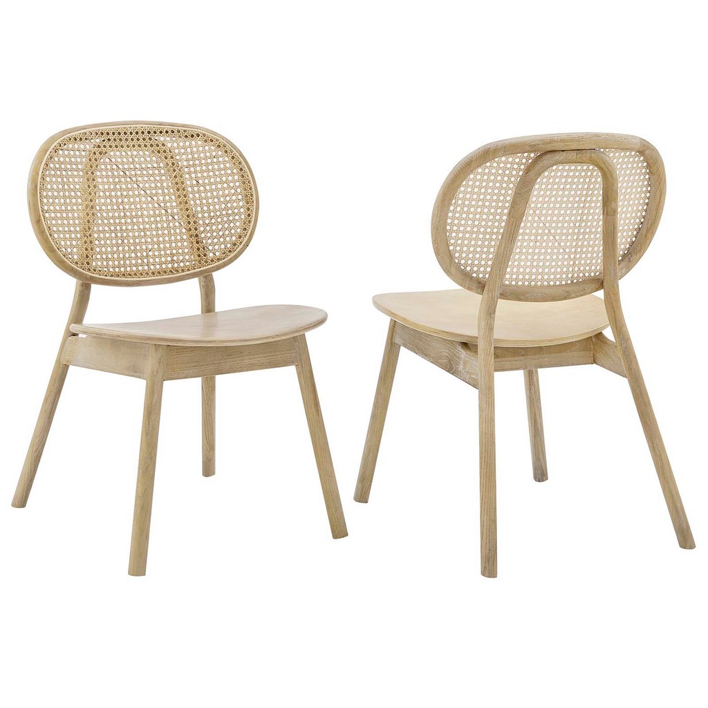 Malina Wood Dining Side Chair Set of 2 - East End Imports EEI-6081-GRY