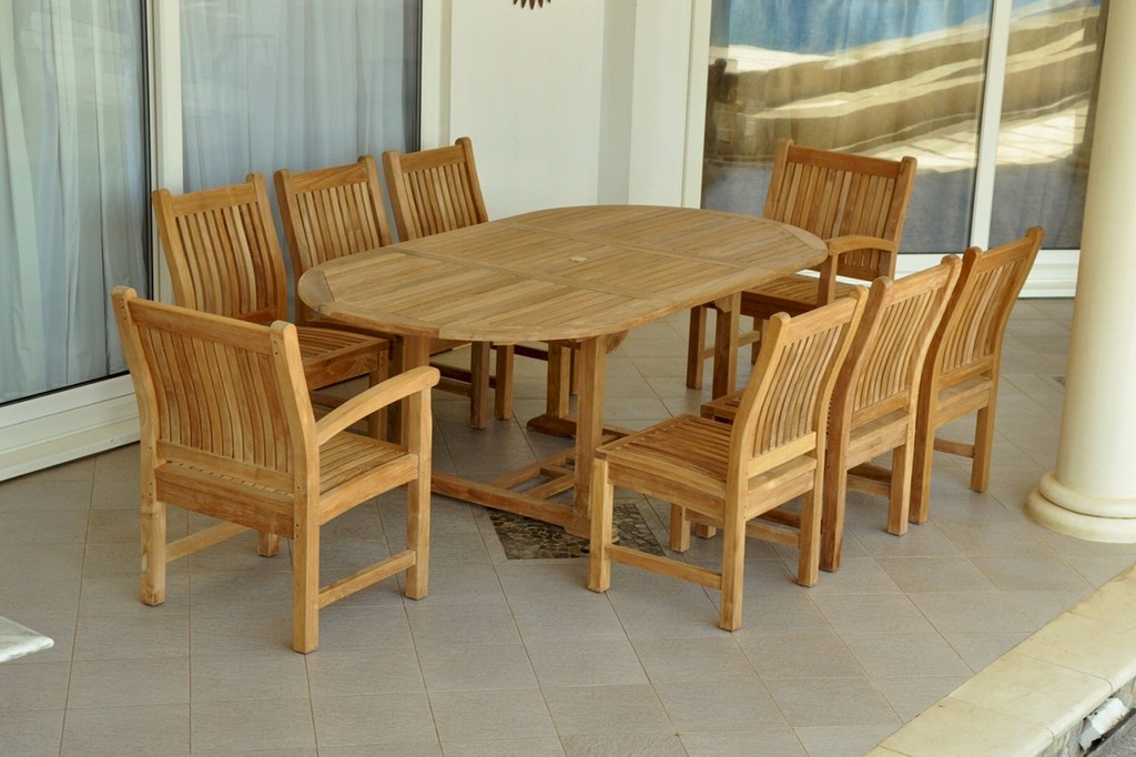Side Chair Oval Dining Set