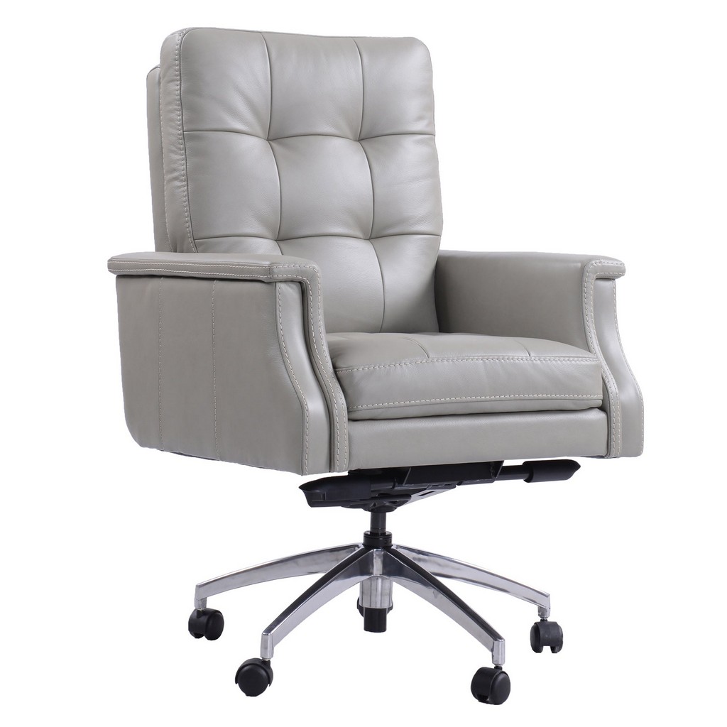 Parker Living - Verona Grey Leather Desk Chair - Parker House DC128-VGR