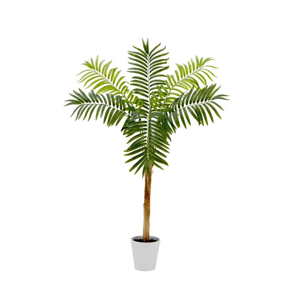 4ft. Artificial Areca Palm Tree with Decorative Planter - Nearly Natural T4424