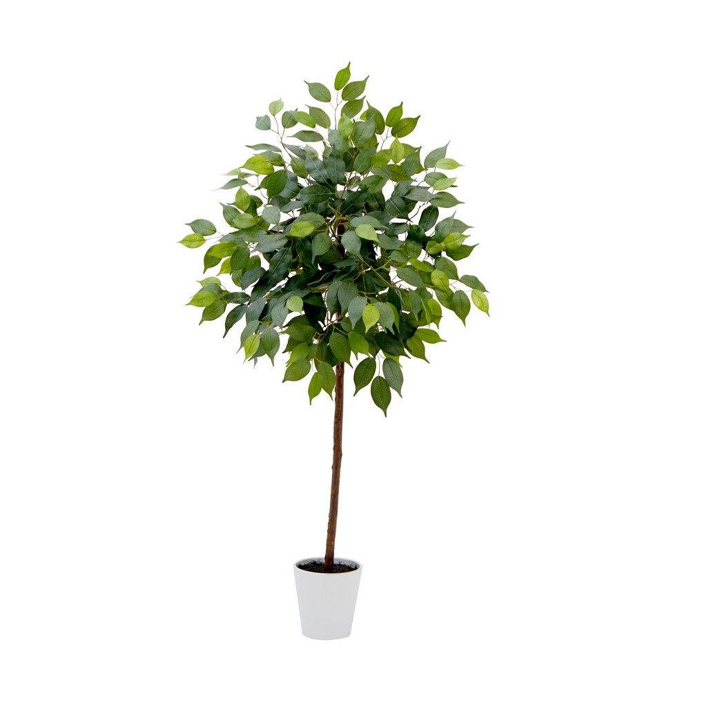 4ft. Artificial Ficus Tree with Decorative Planter - Nearly Natural T4425