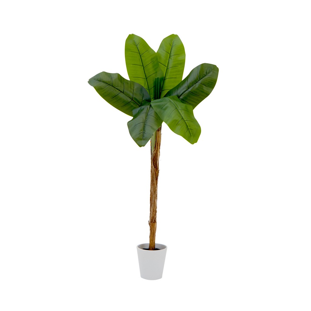 4ft. Artificial Banana Tree in Decorative Planter - Nearly Natural T4545