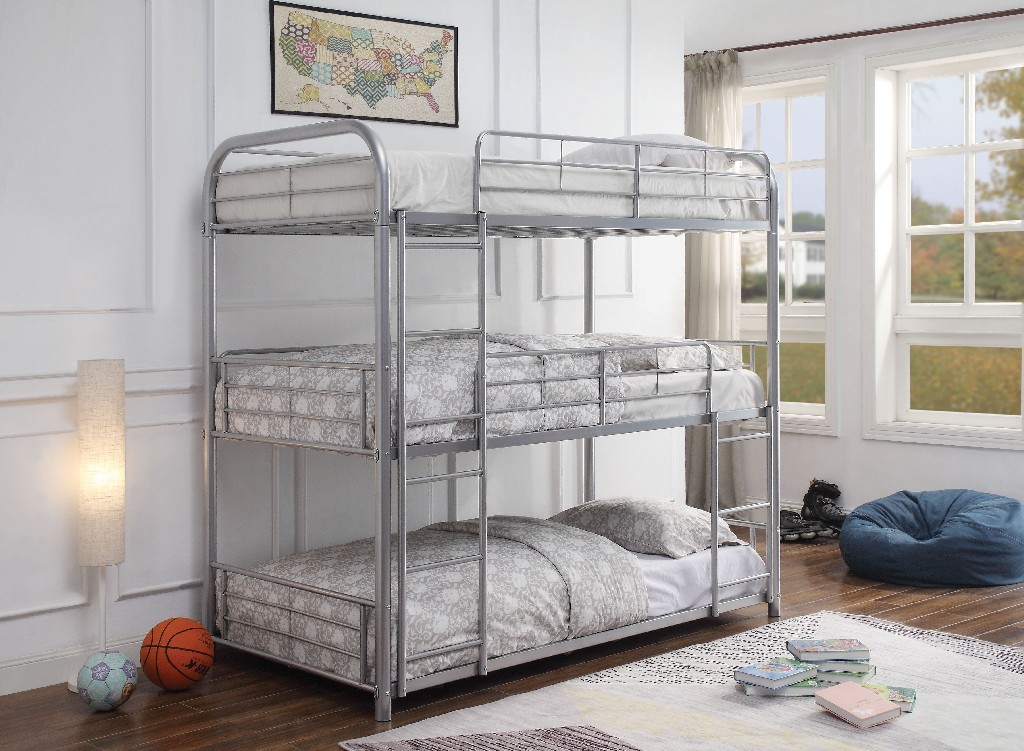 Bunk Bed Twin Silver Acme