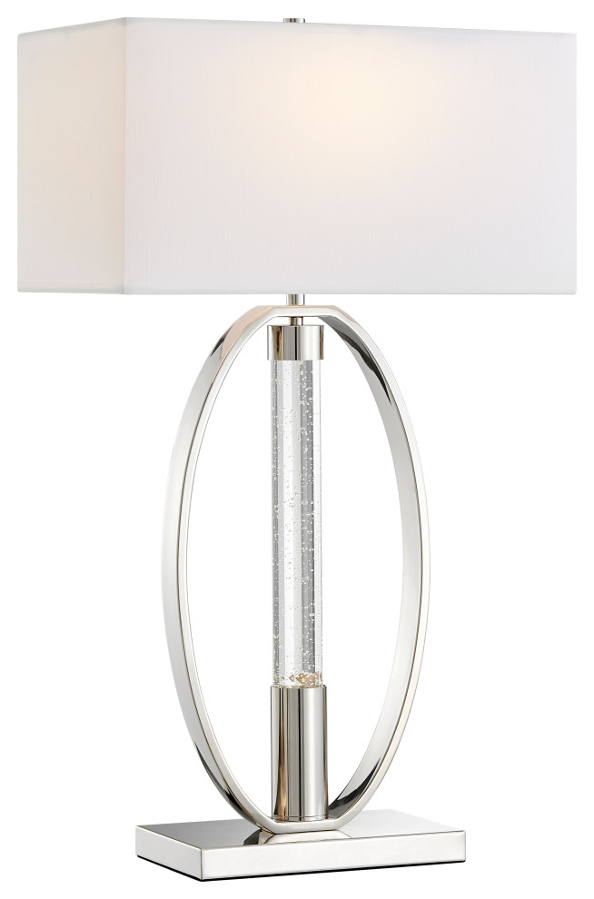 Sparkling Crystal and Chrome Table Lamp, 2 Light - TL-1176