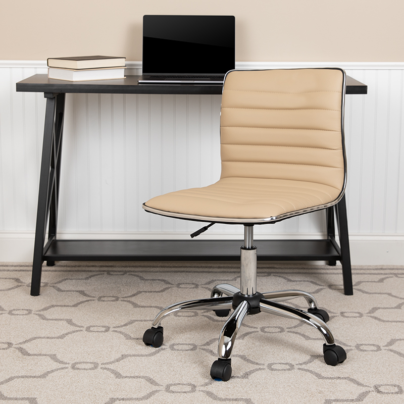 Furniture | Designer | Office | Swivel | Design | Flash | Chair | Back | Tan | Low