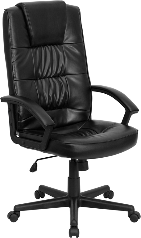 Executive | Furniture | Leather | Office | Flash | Chair | Black | Back | High