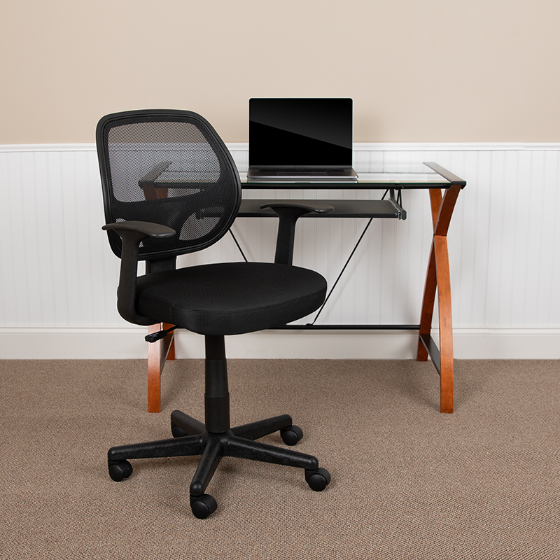 Furniture | Office | Swivel | Flash | Chair | Black | Mesh