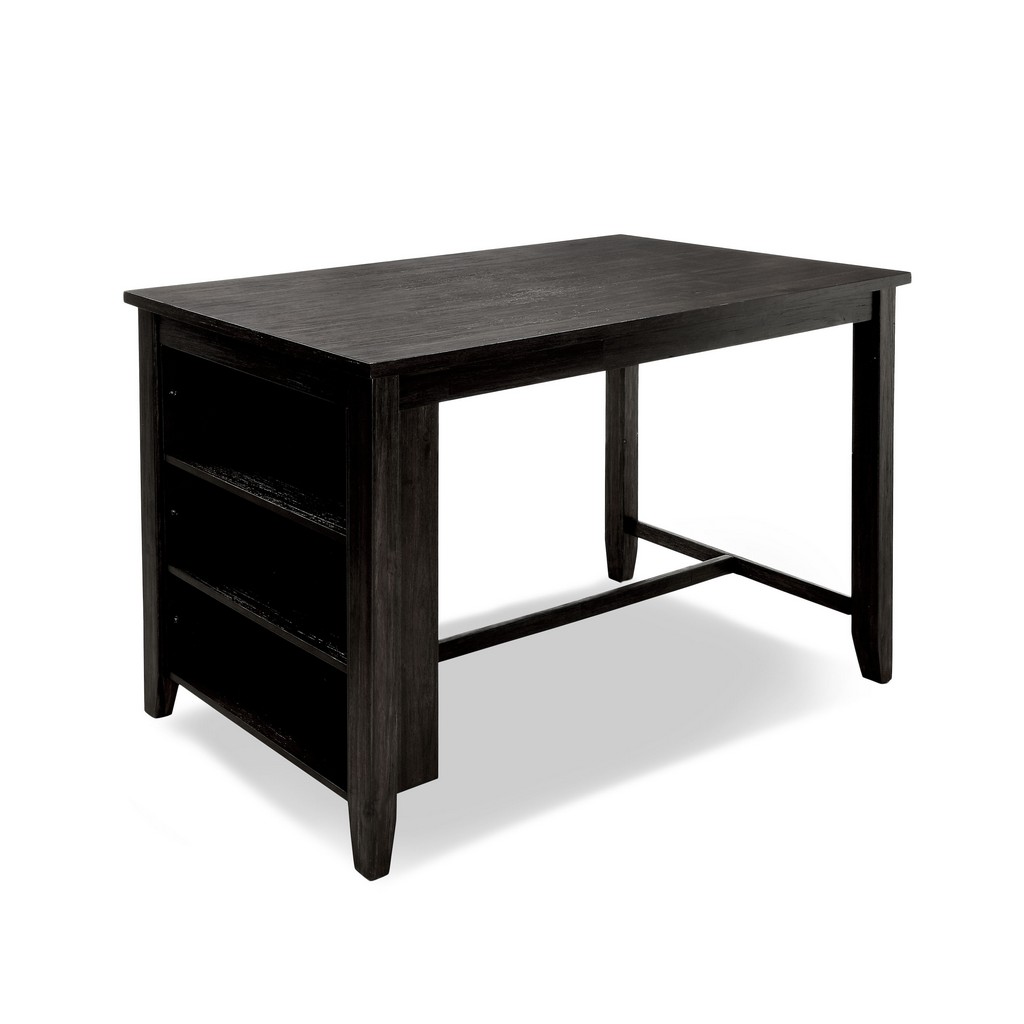 Shelf Counter Dining Table Furniture Of America