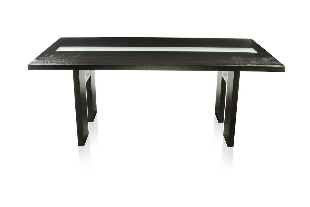 Led Dining Table Black Furniture Of America