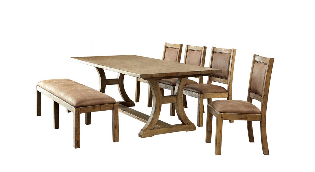 Wood Dining Set Furniture Of America