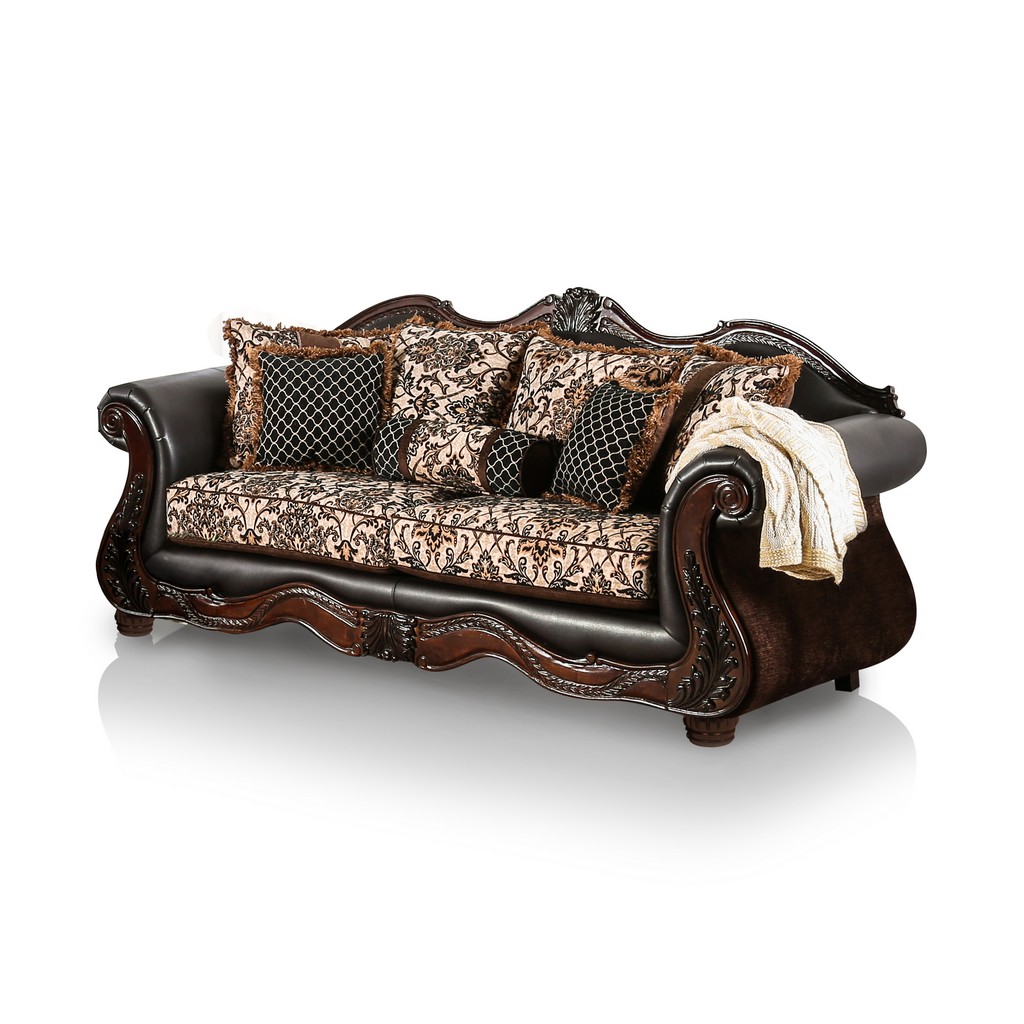 Leather Sofa Furniture Of America