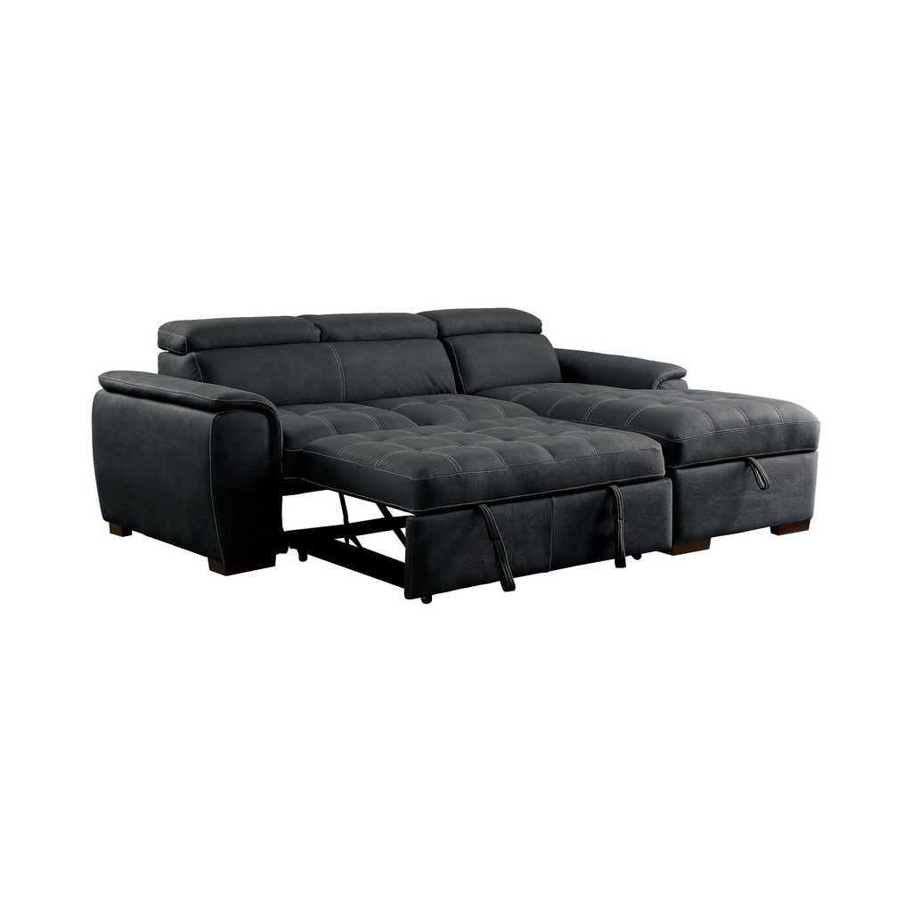 Sectional Graphite Furniture Of America