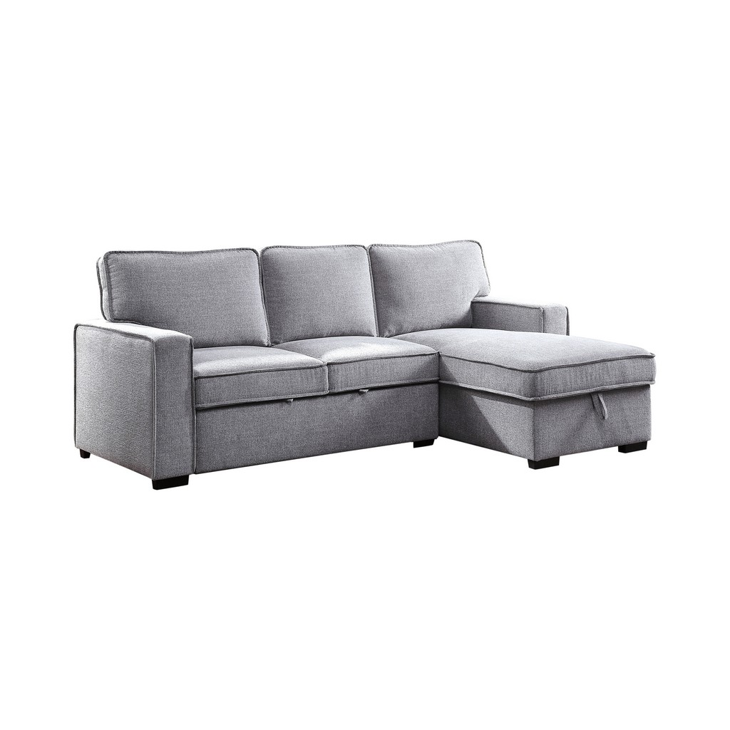 Sectional Gray Furniture Of America