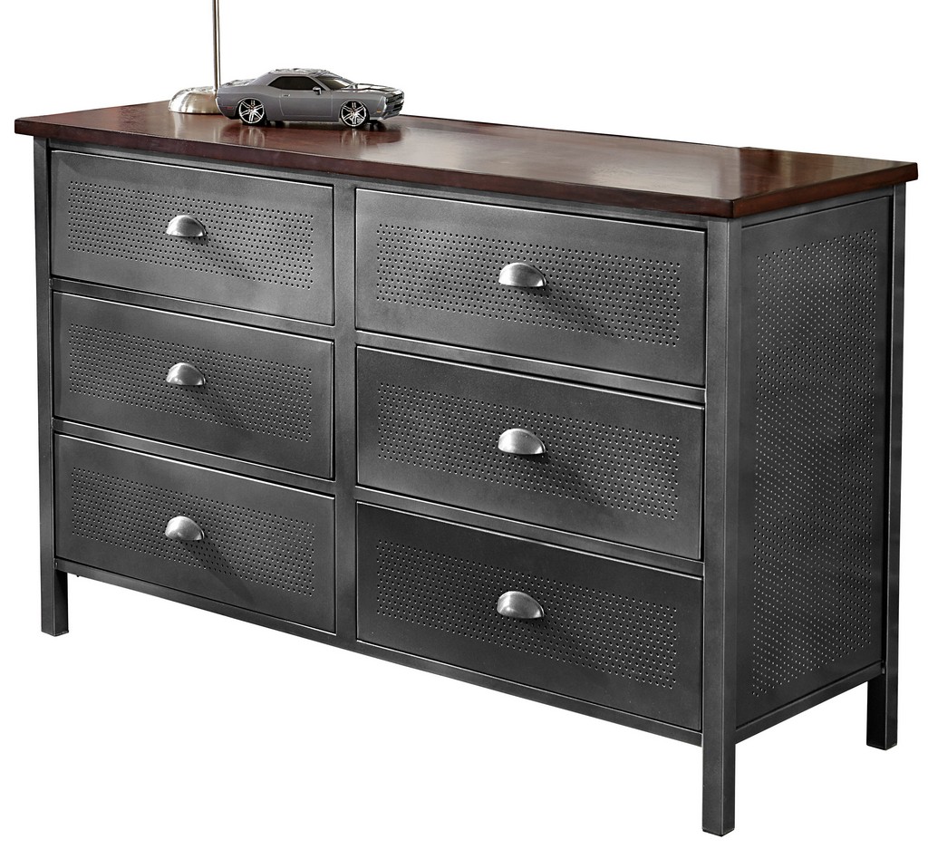 Hillsdale Furniture Kids Quarters Metal Drawer Dresser