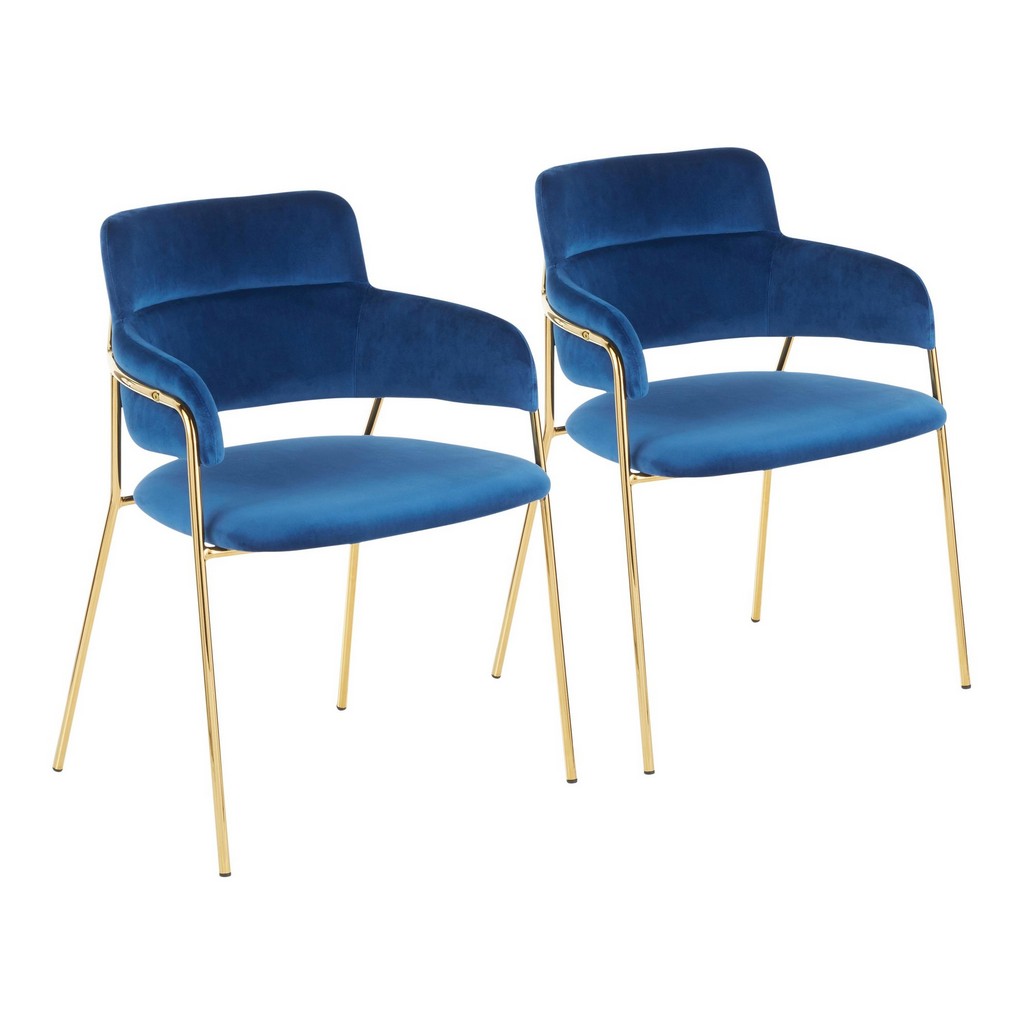 Napoli Chair ( Set of 2 ) - LumiSource CH-NAPOLI AUVBU2