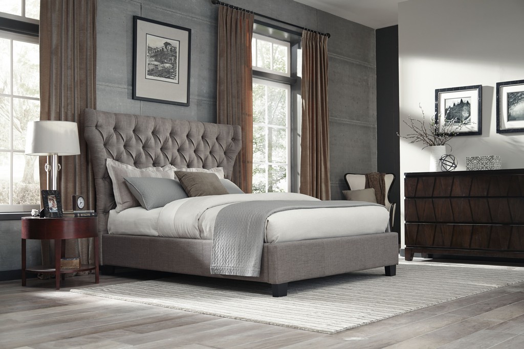 Modus Furniture Upholstered Storage Bed Linen