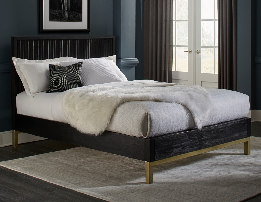 Modus Furniture Queen Platform Bed Oak