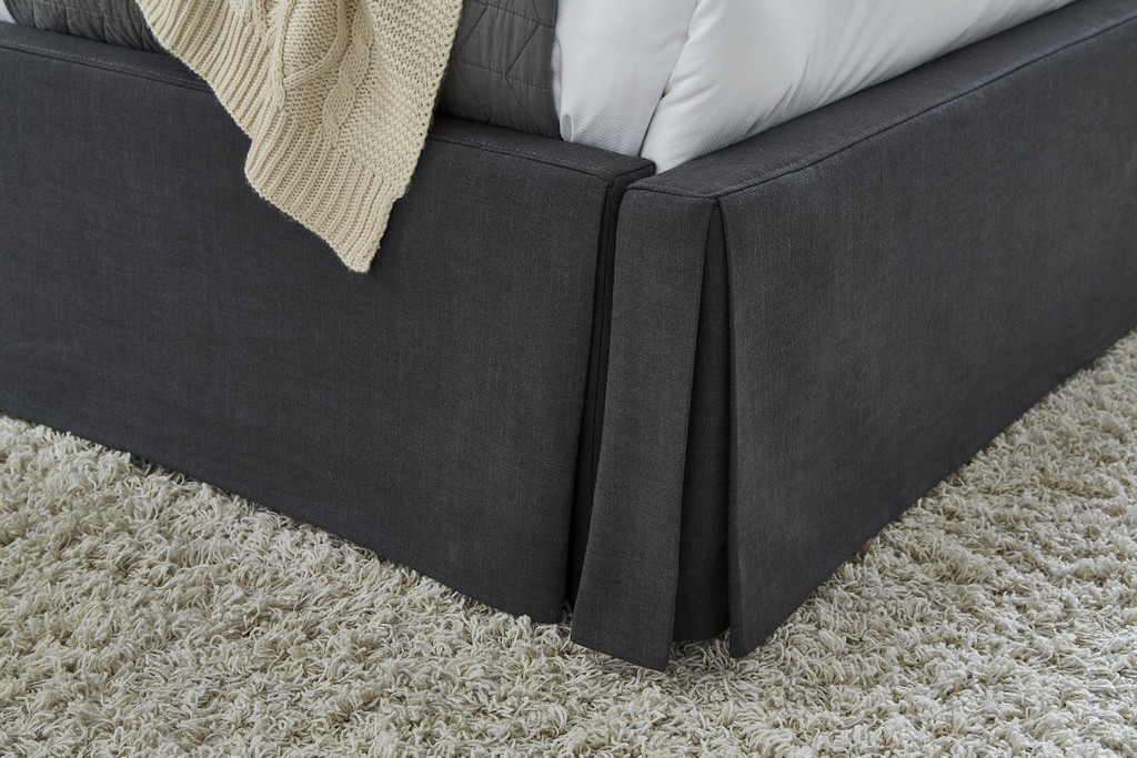 Modus California King Upholsterd Panel Bed Iron