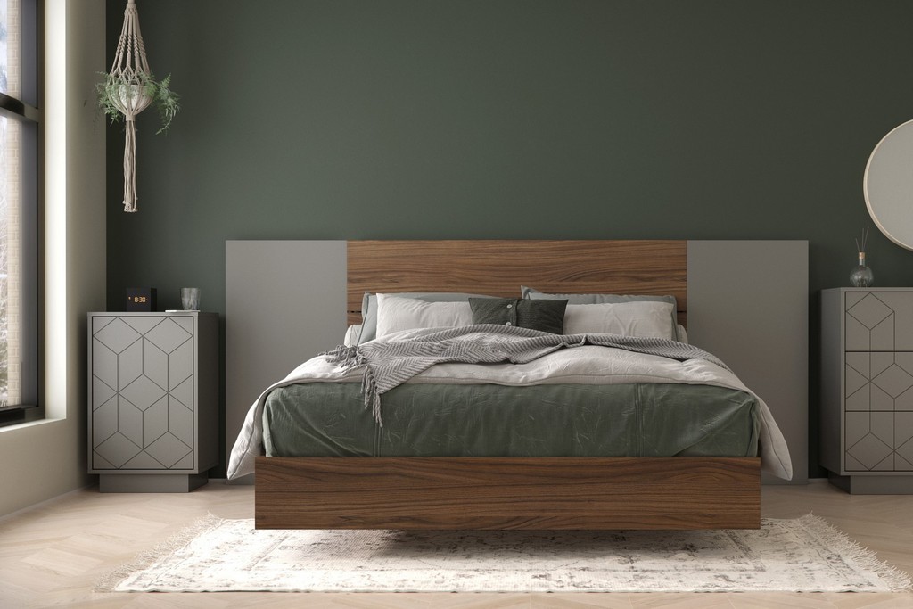 Nexera Furniture Token Bedroom Set Walnut