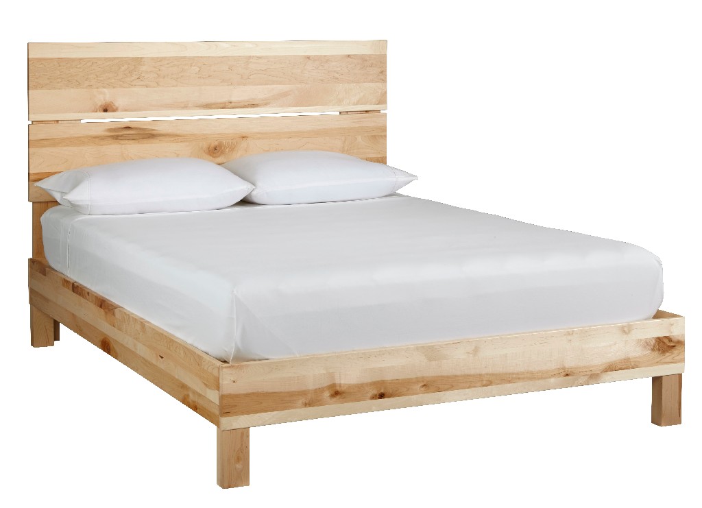 Queen Platform Bed Headboard Maple Progressive