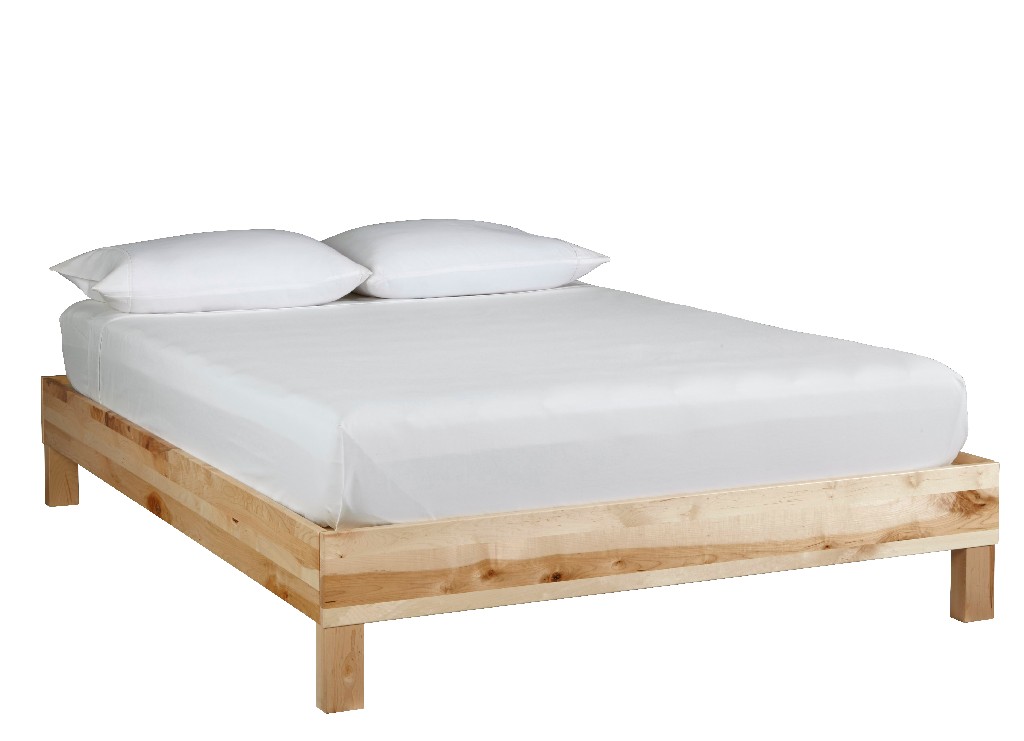 Progressive Furniture Queen Platform Bed Maple