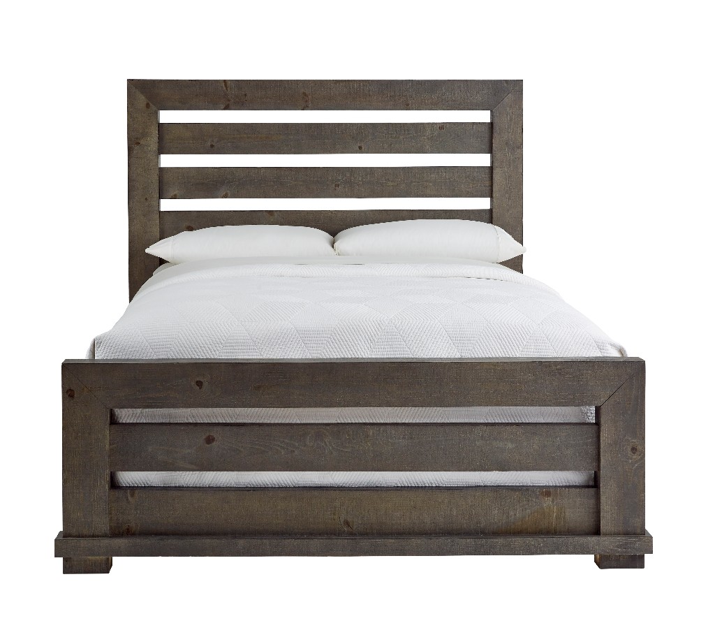 Progressive Furniture King Bed Gray