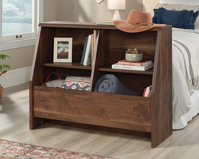 Willow Place Bookcase Footboard in Grand Walnut - Sauder 433824