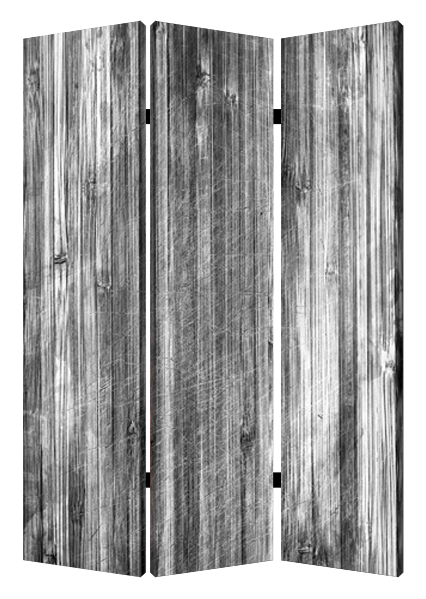  Distressed Wood Canvas Screen Screen Gems SG 180